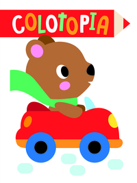 Image de Ours en voiture Coloriage