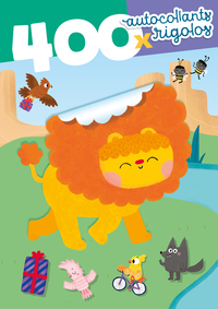 Image de Couverture vert lion - 400 autocollants rigolos
