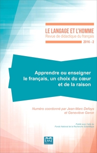 Picture of Apprendre ou enseigner le français, un choix du coeur et de la raison
