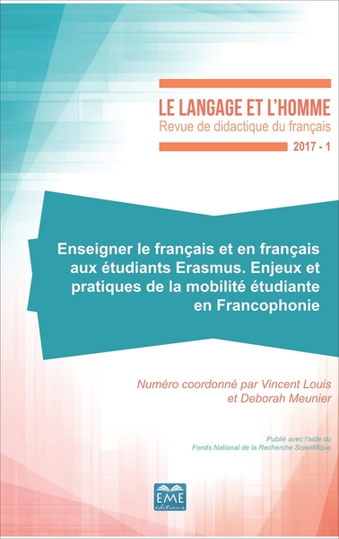 Image de Enseigner le français et en français aux étudiants Erasmus