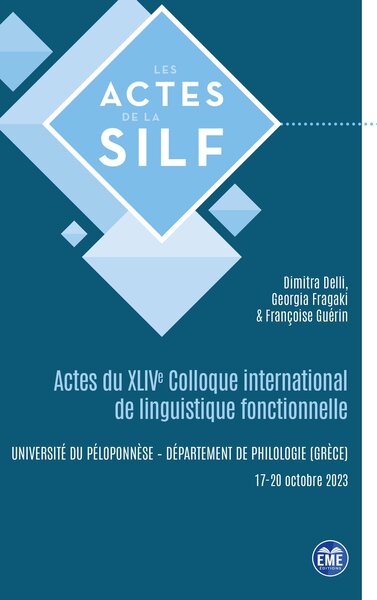 Picture of Actes du XLIVe Colloque international de linguistique fonctionnelle