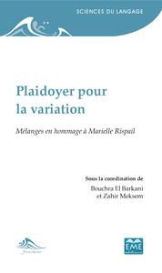 Picture of Plaidoyer pour la variation
