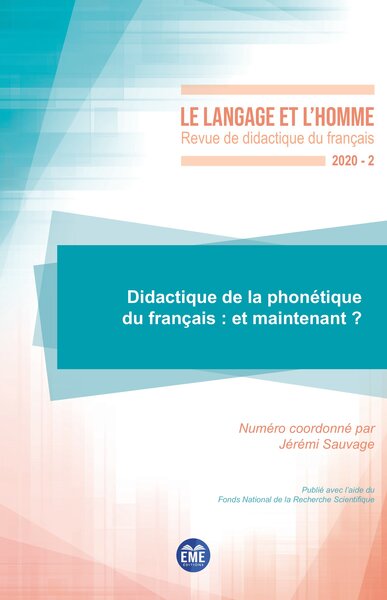 Image de Didactique de la phonétique du français : et maintenant ?