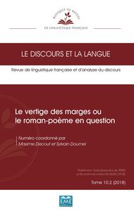 Picture of Le vertige des marges ou le roman-poème en question
