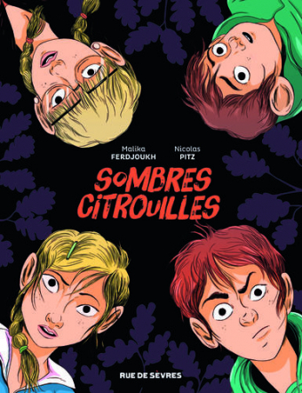 Image de sombres citrouilles bande-dessinee