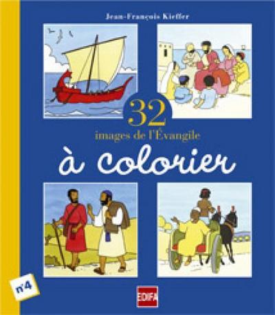 Image de 32 images de l'évangile à colorier N°4