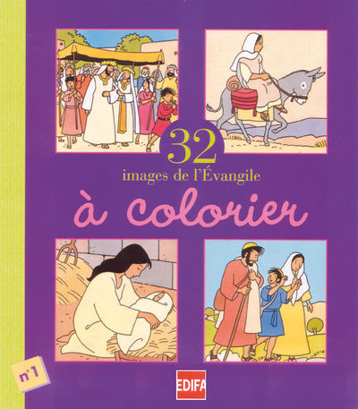 Image de 32 images de l'Evangile à colorier n°1