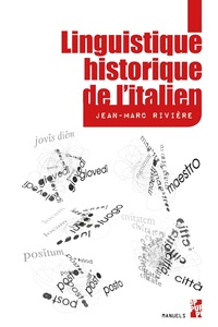 Picture of Linguistique historique de l'italien