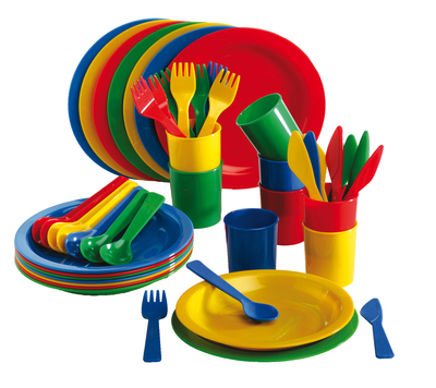Picture of Grande dînette 48 pièces en plastique