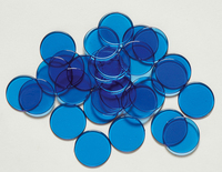 Picture of Maxi-jetons en plastique bleus