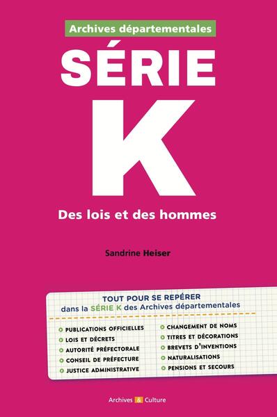 Picture of Archives départementales : série K