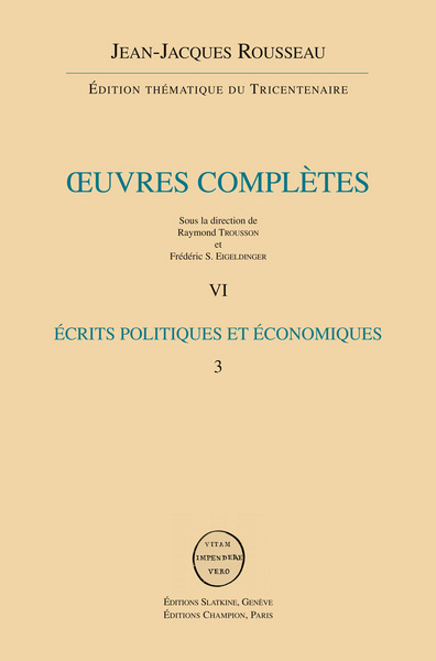 Picture of Écrits politiques et économiques T3