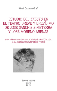 Image de Estudio del efecto en el teatro breve brevisimo de Jose Sanchis Sinisterra y Jose Moreno  Arenas