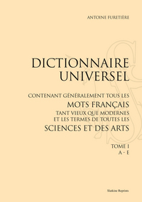 Picture of DICTIONNAIRE UNIVERSEL (1690) 3 VOL.