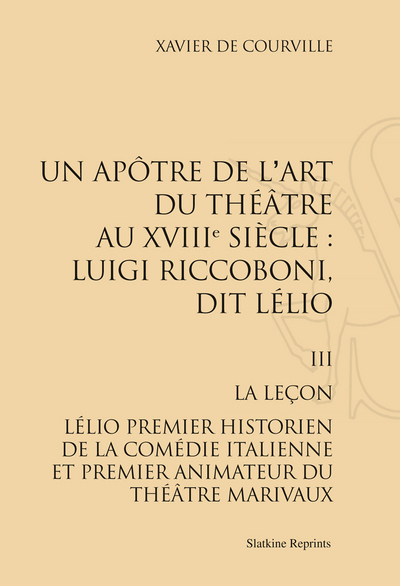 Image de LUIGI RICCOBONI, DIT LELIO. T3 ET FIN : LA LECON. (1958)