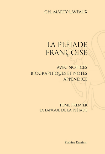 Picture of LA PLEIADE FRANCOISE. 2 VOLUMES