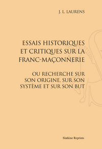 Image de Essais historiques et critiques sur la franc-maçonnerie (1806)