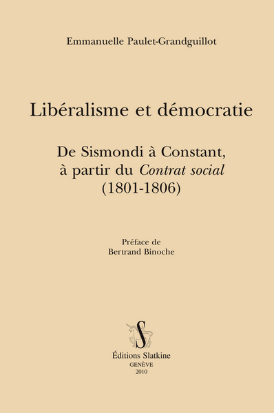 Image de Libéralisme et démocratie