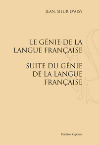 Image de Génie de la langue française. Suite du génie de la langue française (1685)