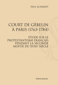 Picture of Court de Gébelin à Paris (1763-1784). (1908)