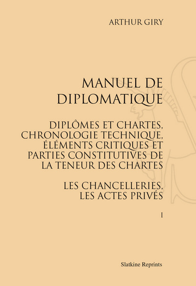 Image de Manuel de diplomatique (1894). Pack de 2 volumes