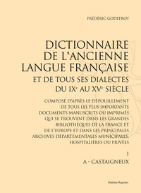 Picture of DICTIONNAIRE DE L'ANCIENNE LANGUE FRANCAISE ET DE TOUS SES DIALECTES, DU IXE AU XVE SIECLES. 10 V.