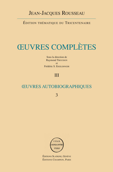 Picture of Œuvres autobiographiques
