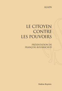 Image de Le citoyen contre les pouvoirs (1926)