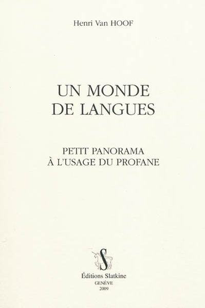 Image de Un monde de langues