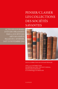 Image de Penser/classer les collections des sociétés savantes