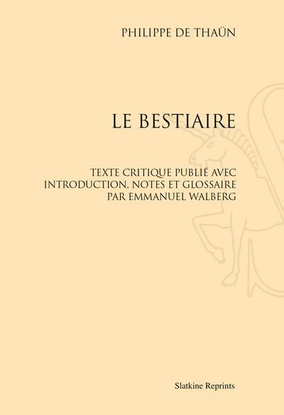 Picture of Le bestiaire.(1900)