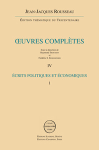 Image de Écrits politiques et économiques T1