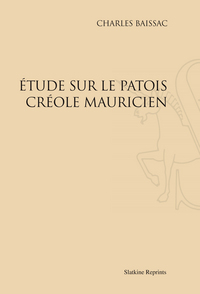 Image de Étude sur le patois créole mauricien (1922)