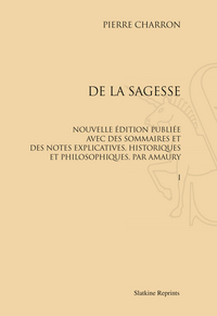 Image de De la sagesse (1824). Pack en 3 volumes