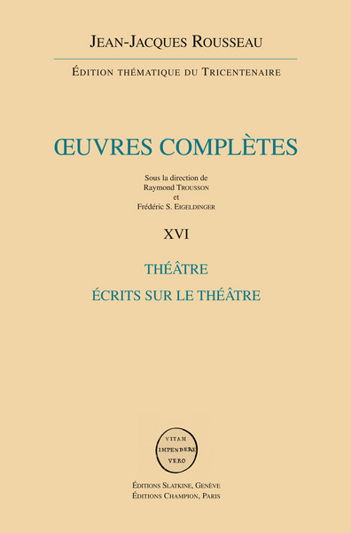 Image de Théâtre et écrits sur le théâtre