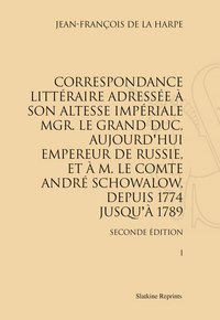 Image de Correspondance littéraire (1820). Pack de 4 volumes