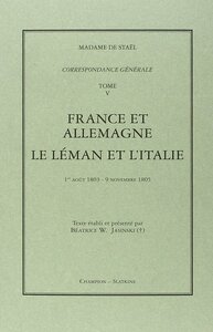 Image de Correspondance générale T5. 1803-1805