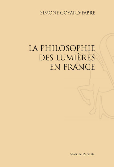 Picture of La Philosophie des Lumières en France (1972)