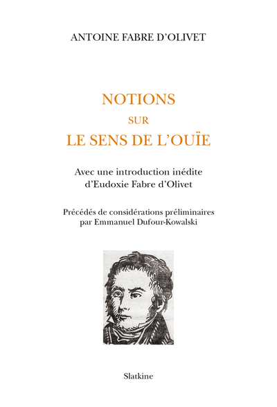 Picture of NOTIONS SUR LE SENS DE L'OUIE.