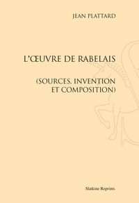 Picture of L'œuvre de Rabelais (1967)