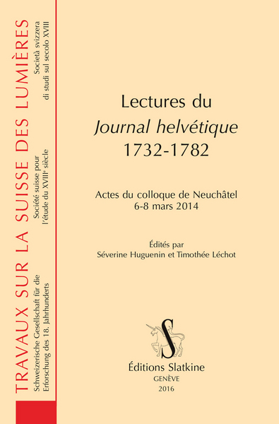 Image de Lectures du "Journal helvétique" 1732-1782