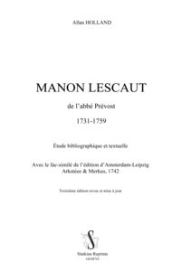 Picture of Manon Lescaut de l'abbé Prévost 1731-1759