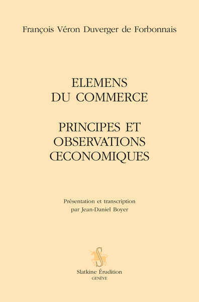 Image de ELEMENS DU COMMERCE