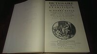 Image de Dictionnaire historique et critique. 4 volumes in-folio