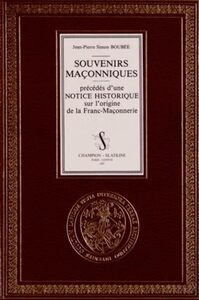 Image de Souvenirs maçonniques (1866).