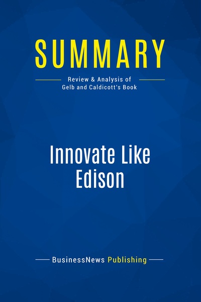 Picture of Summary: Innovate Like Edison