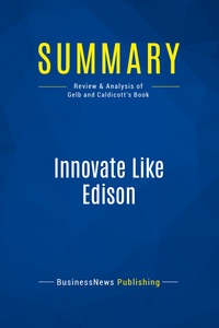Picture of Summary: Innovate Like Edison