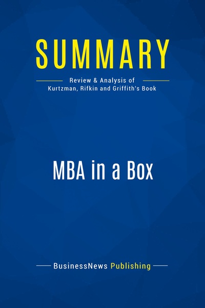 Image de Summary: MBA in a Box