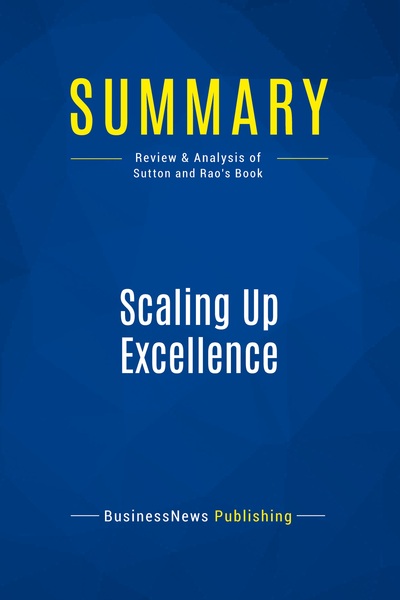 Image de Summary: Scaling Up Excellence