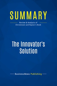 Image de Summary: The Innovator's Solution